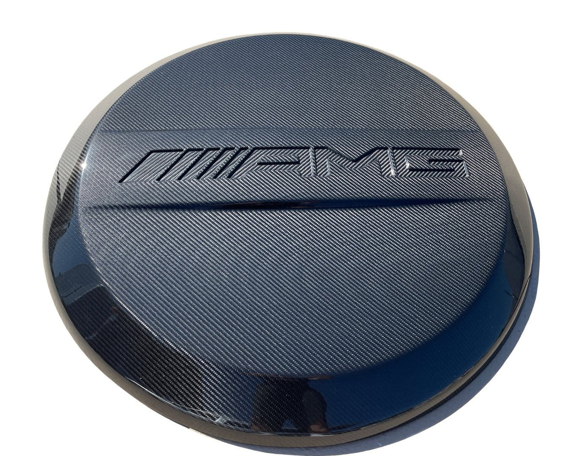 Carbon fiber AMG rear spare wheel plate cover for Mercedes-Benz