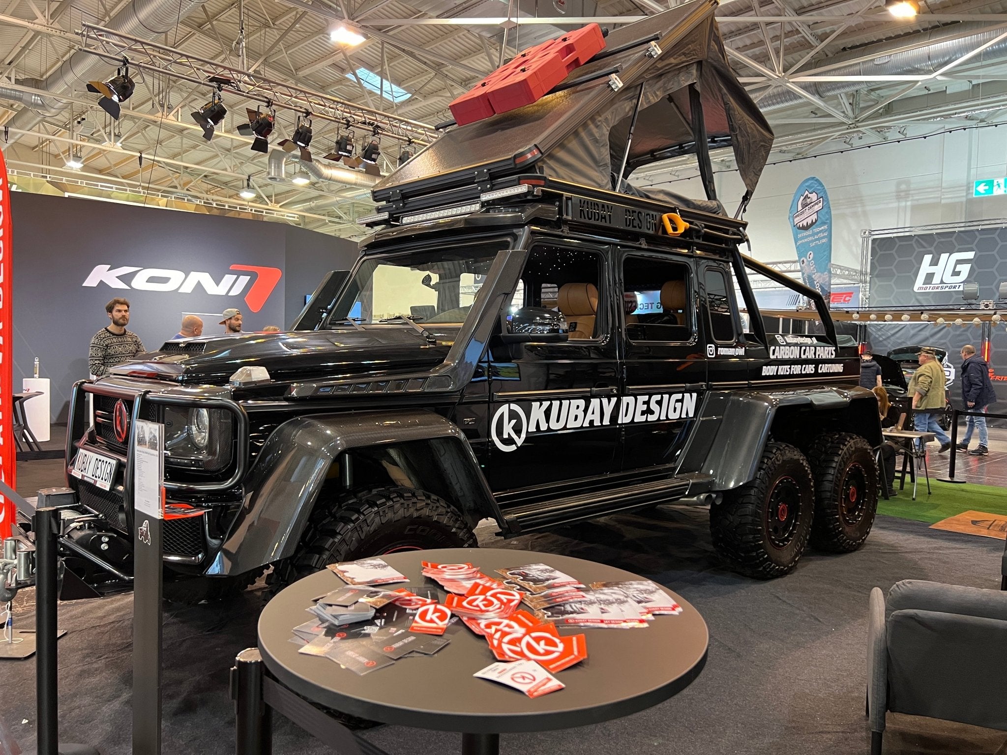 Kubay Design at Essen Motorshow! Visit us before December 10 and see our Mercedes-Benz W463 6x6 Expedition beast in real life!