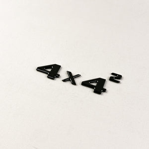 Black 4x4 Squared Badge Trunk Emblem for Mercedes G Wagon W463 4x4