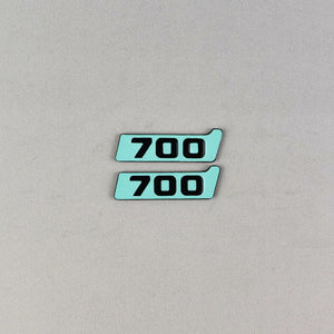 Metal Brabus 700 Tiffany blue fender emblem logo badges for Mercedes-Benz W463 W463A G-Class