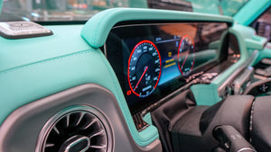 Tiffany blue interior upholstery trim remanufacture Mercedes Benz W463A G-Class G-Wagon