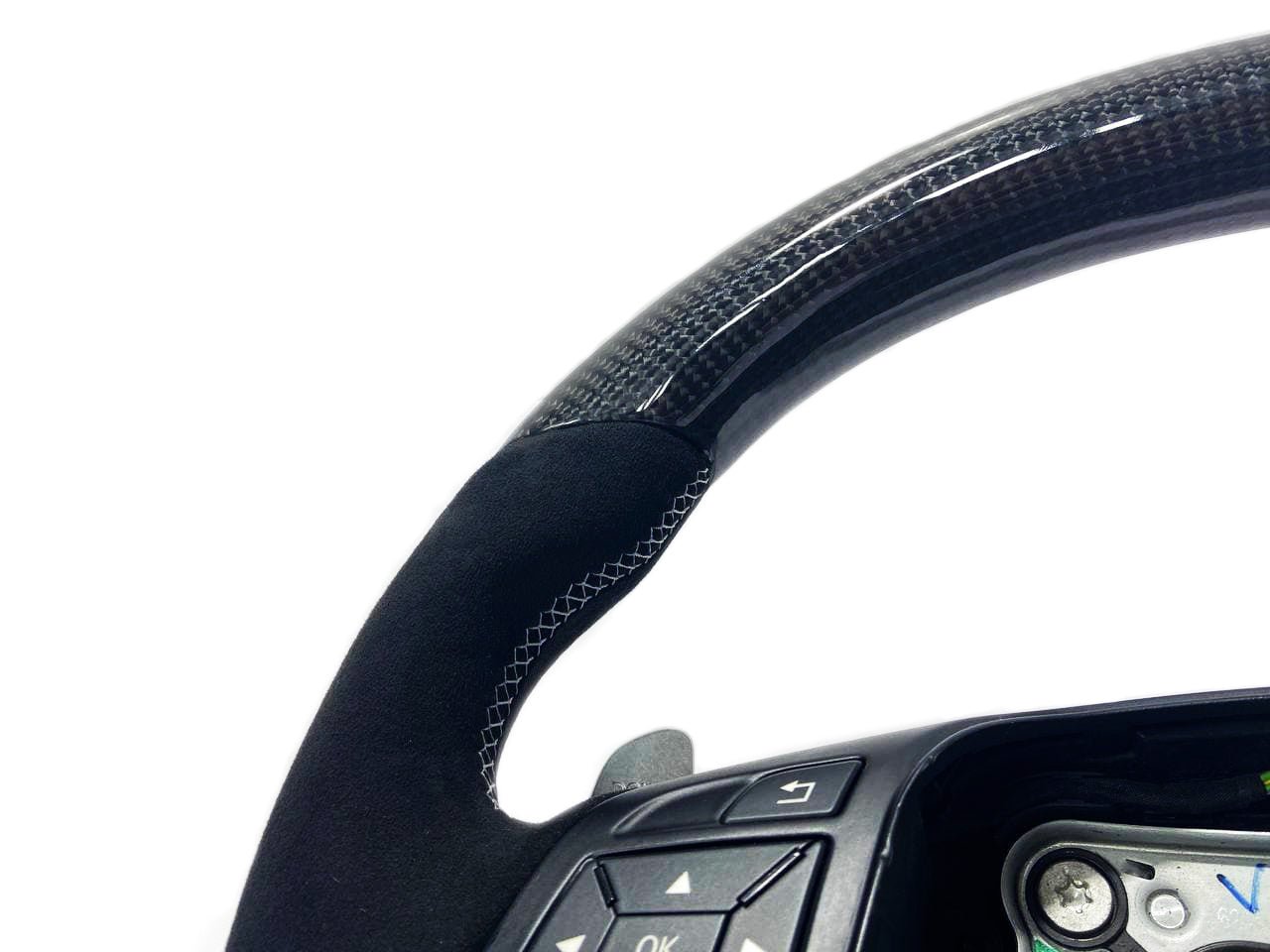 Mercedes-Benz Steering Wheel Carbon Alcantara G-Wagon GL ML W166 X166 W463 Class