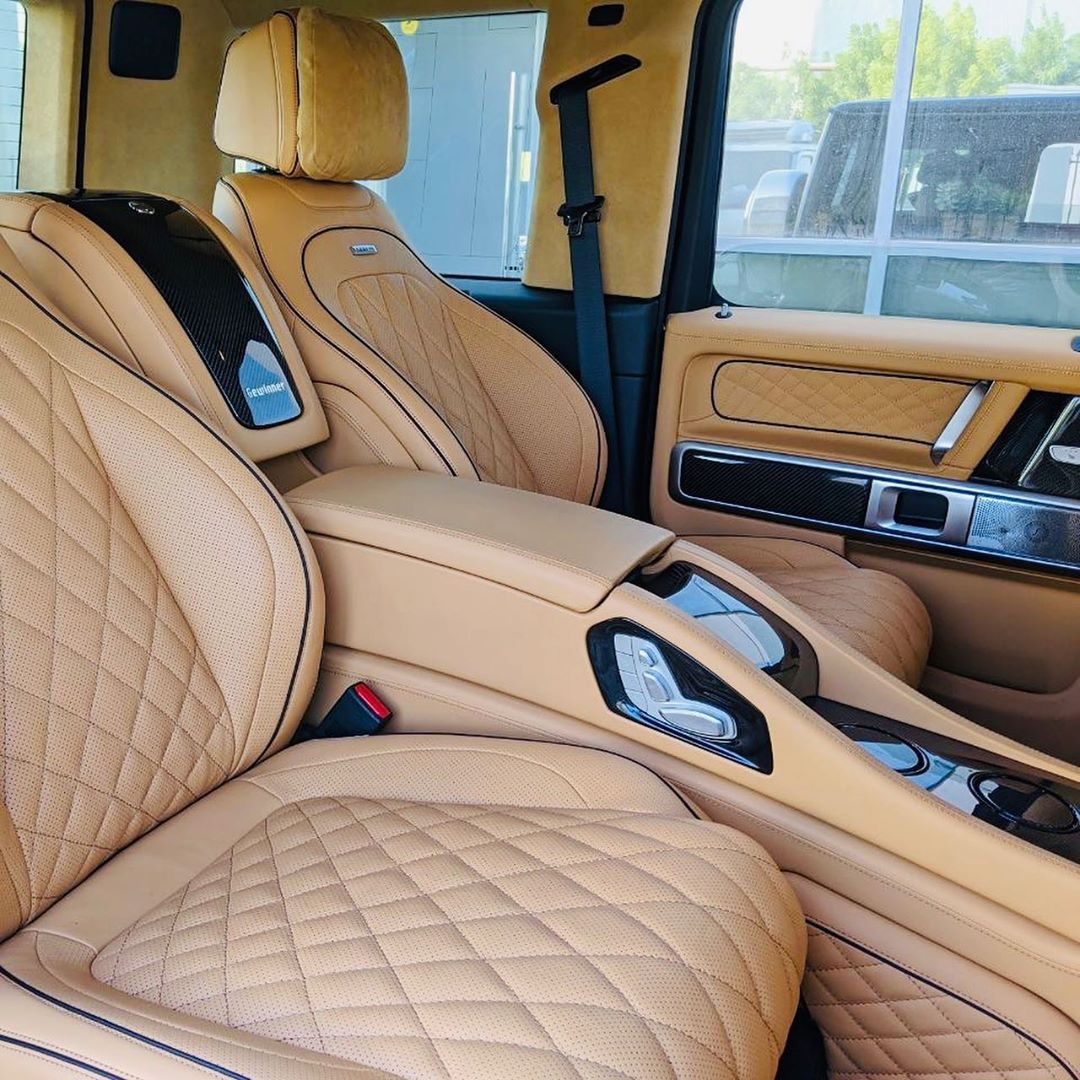 2 asientos traseros multicontorno separados con panel central multifuncional para Mercedes-Benz W463A W464