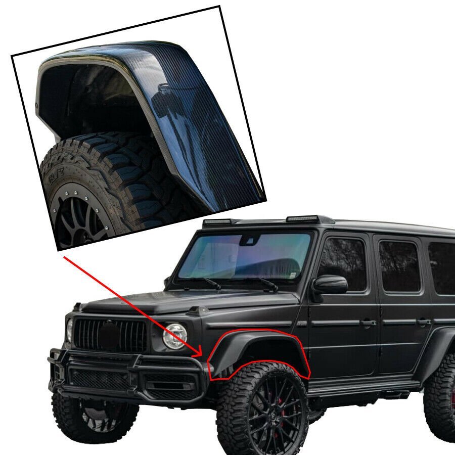 4x4 Squared carbon fender flares set for W463A G Wagon 2018+
