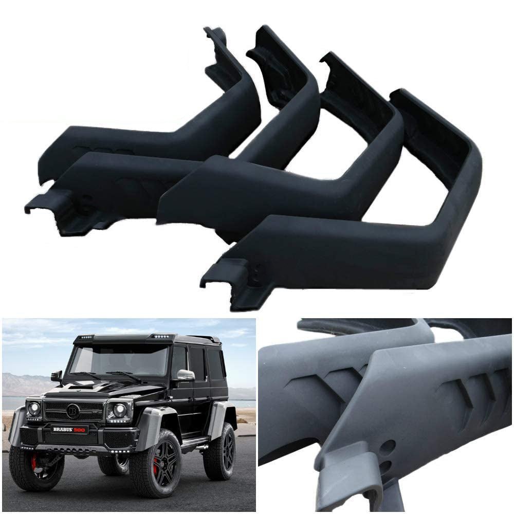 4x4 Squared Kubay Design fiberglass fender flares exclusive with LEDs for Mercedes W463 G Wagon