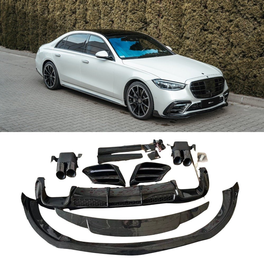 ABS Plastic Brabus Exterior Bodykit for Mercedes-Benz S-Class W223 AMG