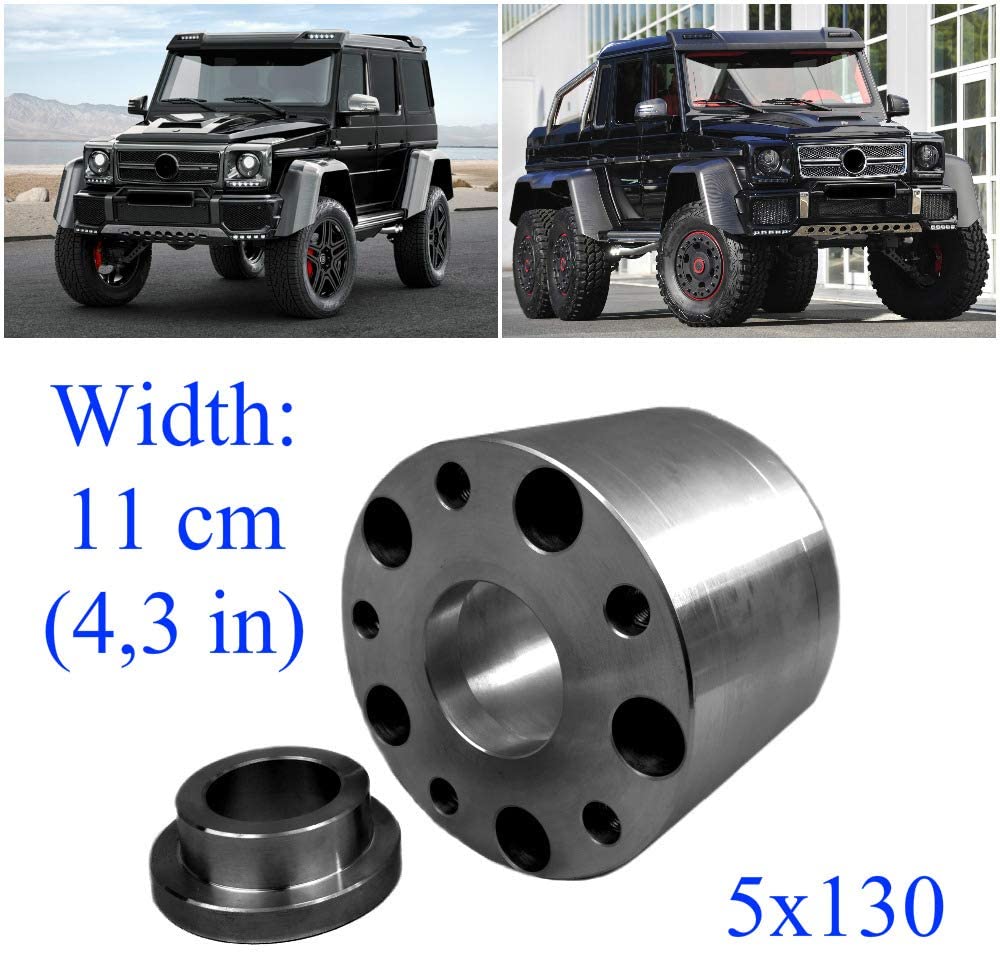 Aluminum Wheel Spacers Adapters 5x130 110x160mm 4x4 for Mercedes G Wagon W463