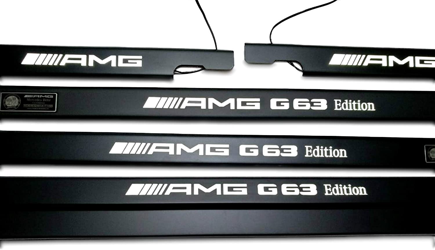 Umbrales de puerta con iluminación LED AMG G63 Edition 4 o 5 piezas
