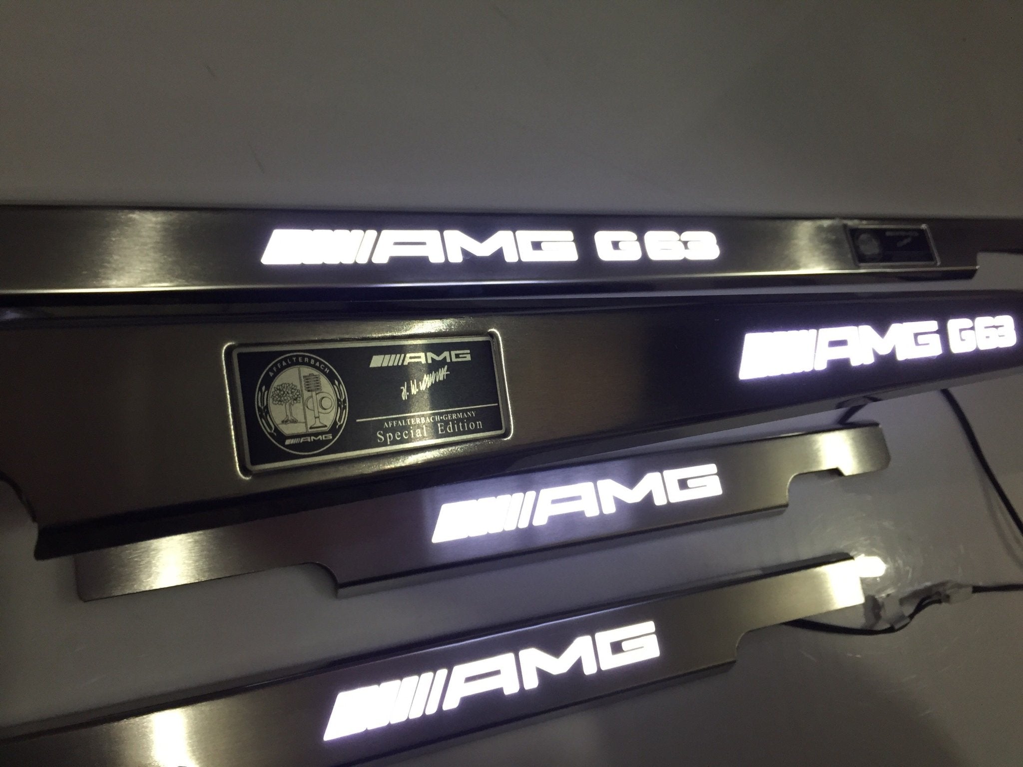 AMG G63 LED Illuminated Door Sills 4 or 5 pcs for Mercedes-Benz G-Class W463