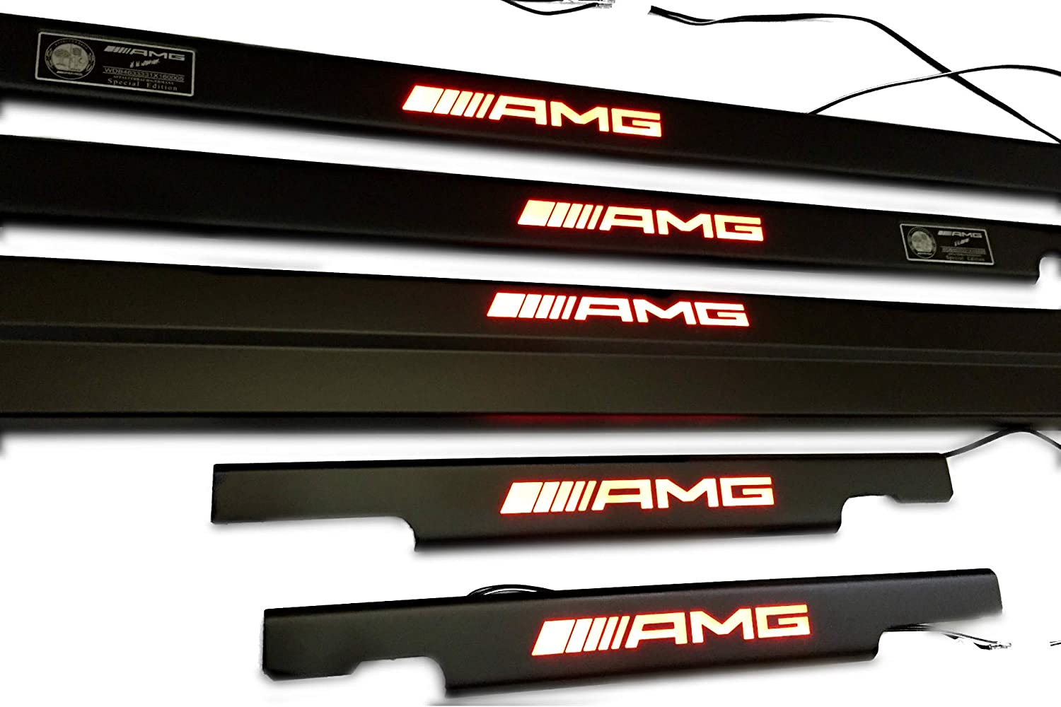 AMG LED Illuminated Door Sills 4 or 5 pcs
