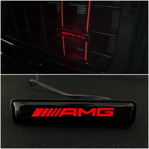 AMG style Front Grille red LED Illuminated Logo Badge Emblem for Mercedes Benz G-Wagon G-Class W463 W463A W464