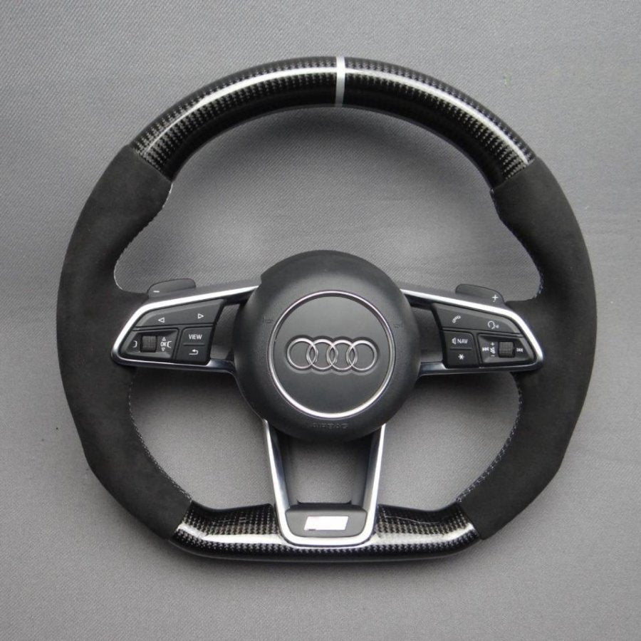 Audi TT R8 Steering Wheel Carbon Alcantara