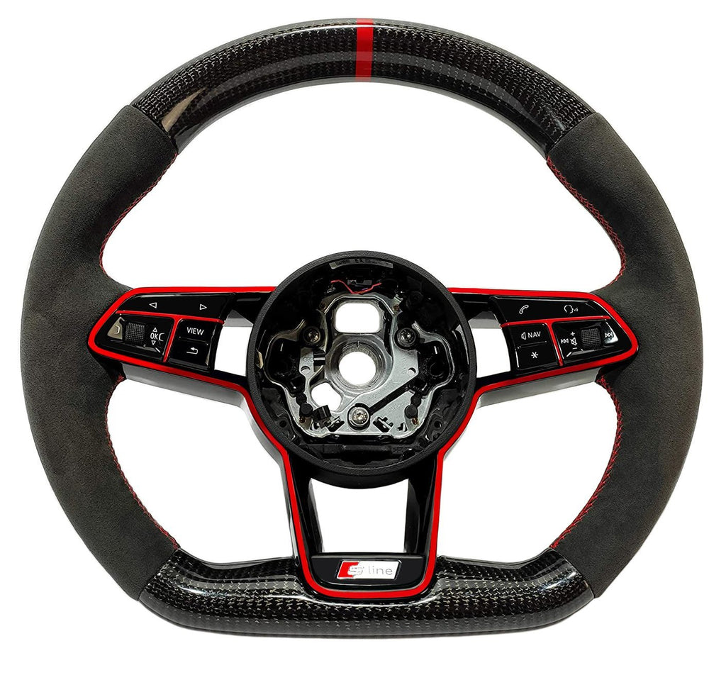 Audi TT RS R8 Steering Wheel Carbon Alcantara