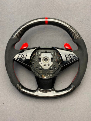 BMW E60 E63 E61 Steering Wheel Carbon Alcantara