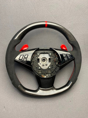 BMW E60 E63 E61 Steering Wheel Carbon Alcantara