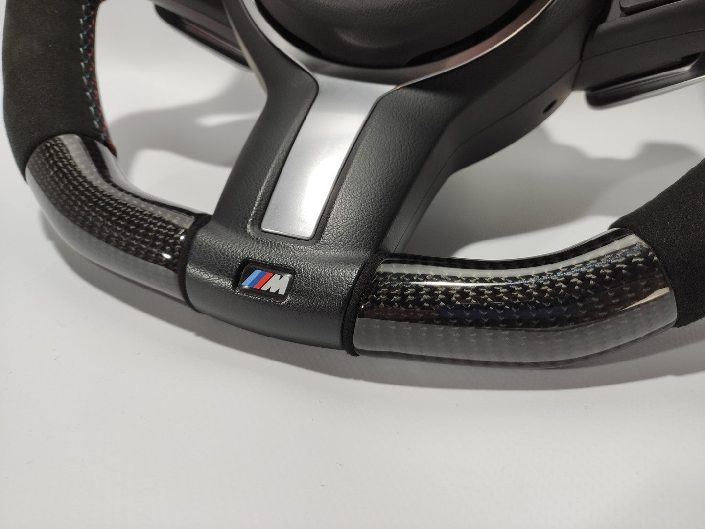 BMW F30 F15 F16 Steering Wheel Carbon Alcantara