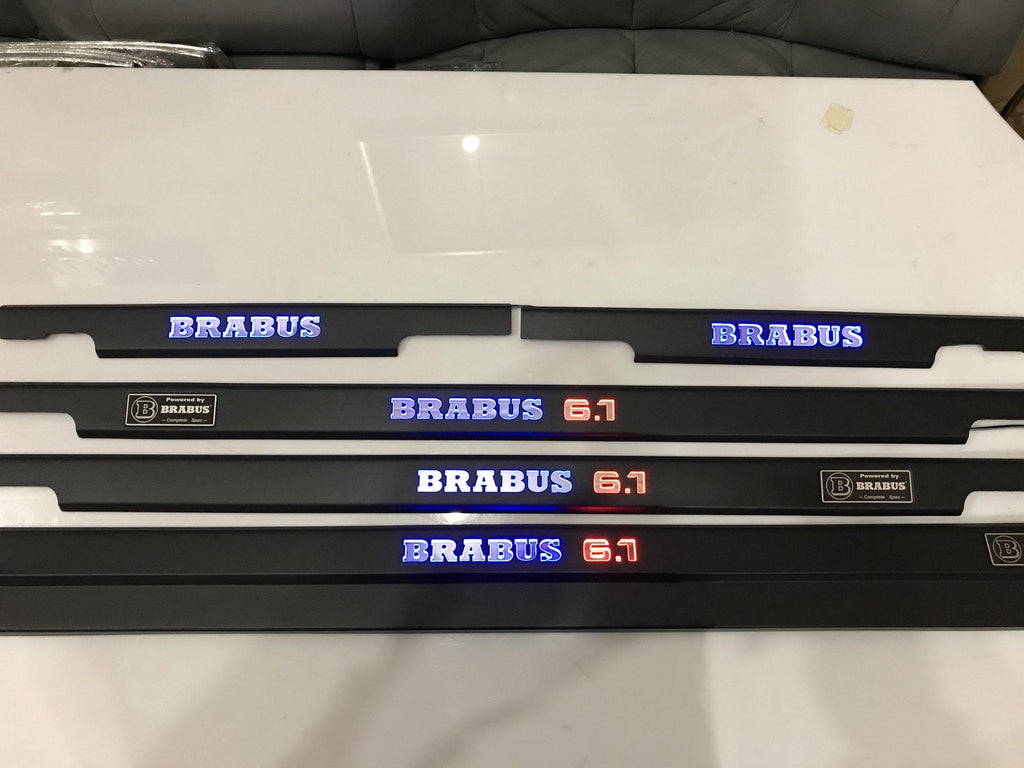 Brabus 6.1 LED beleuchtete Einstiegsleisten 4 oder 5 Stück für Mercedes-Benz G-Klasse W463