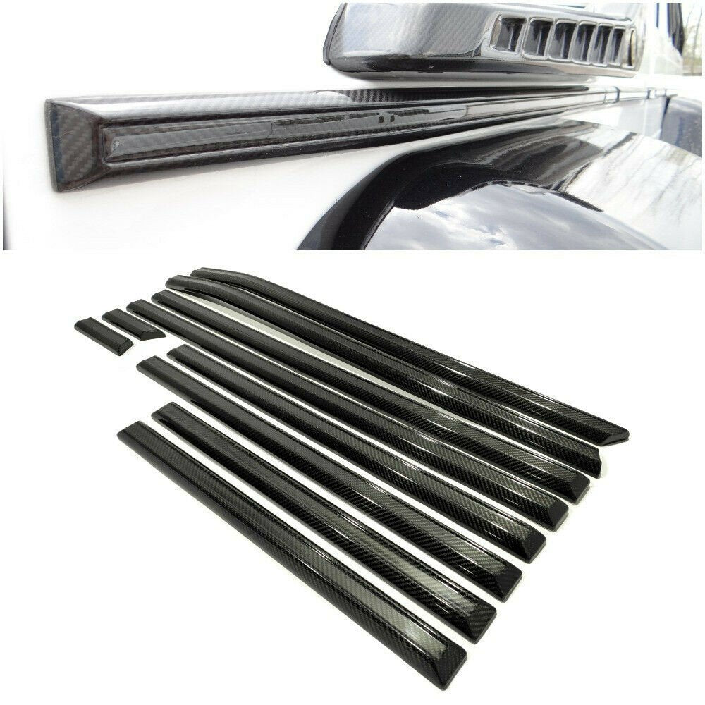 Brabus Carbon side solid mouldings 10 pcs for Mercedes W463 G Wagon