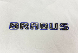 Brabus emblem logo Blue metallic with carbon for Mercedes-Benz W463 W463A W464 G-Class