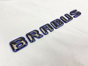 Brabus emblem logo Blue metallic with carbon for Mercedes-Benz W463 W463A W464 G-Class