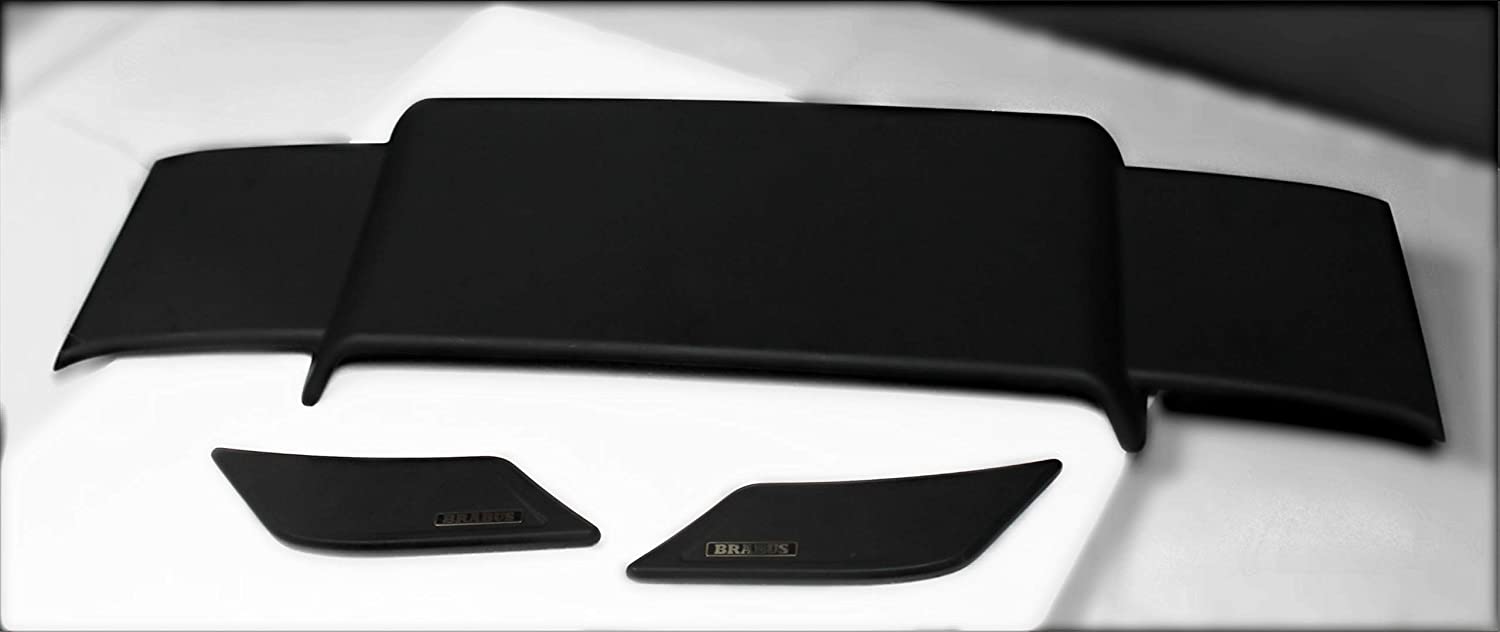 Brabus Fiberglass Rear roof Lip Spoiler with Badges for Mercedes-Benz W463A
