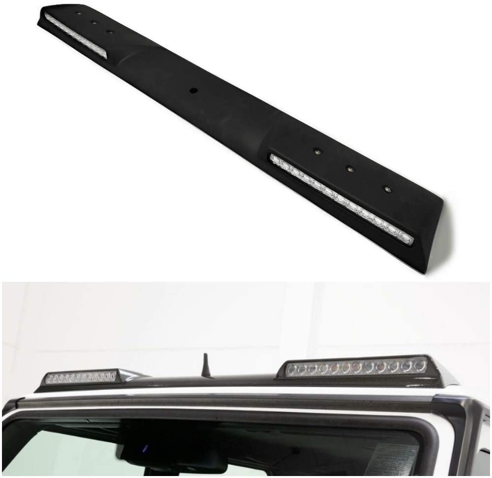 Brabus Front Roof Fiberglass Lip Spoiler with LEDs for Mercedes W463 G Wagon