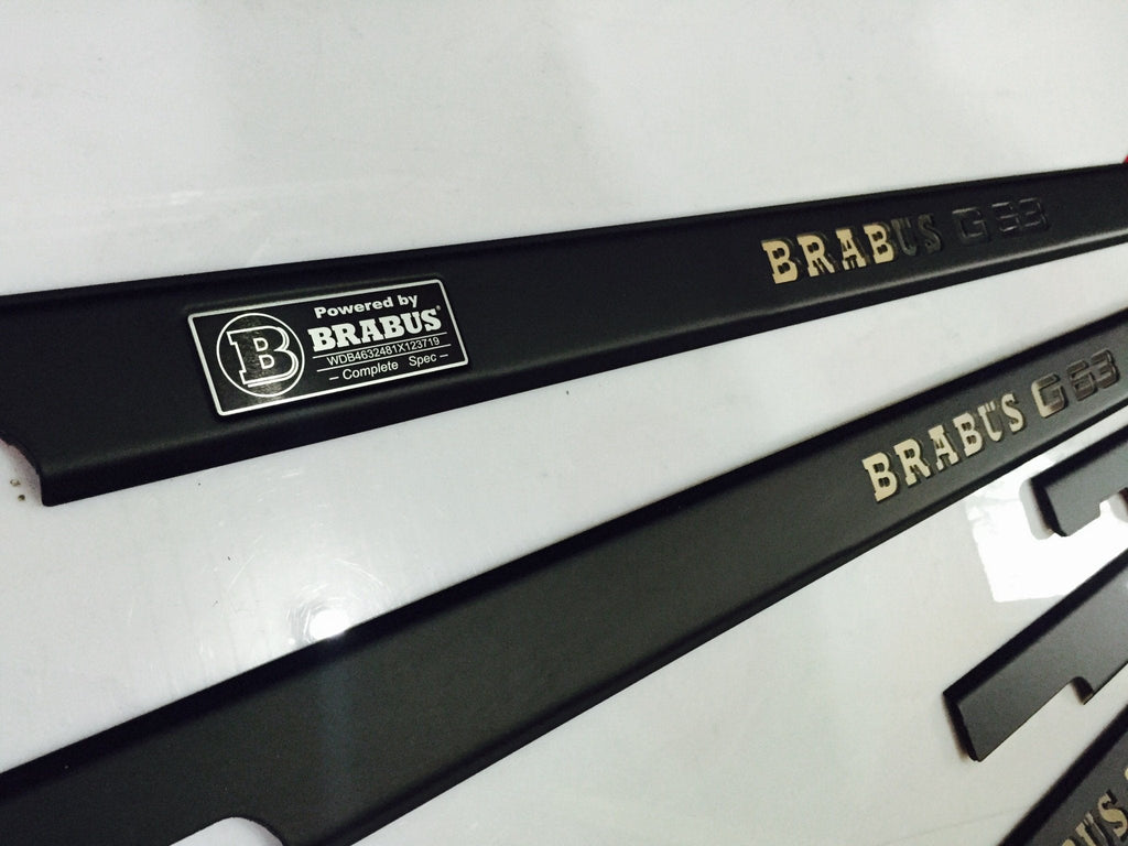 Brabus G63 Umbrales de puerta con iluminación LED 4 o 5 piezas para Mercedes-Benz Clase G W463