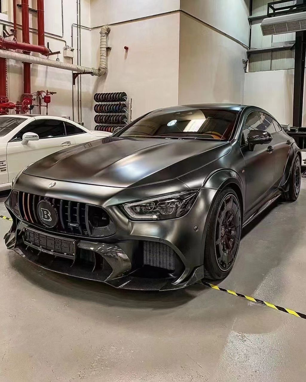 BRABUS 900 Rocket edition body kit with carbon fiber for Mercedes-Benz GT 4 door Coupe