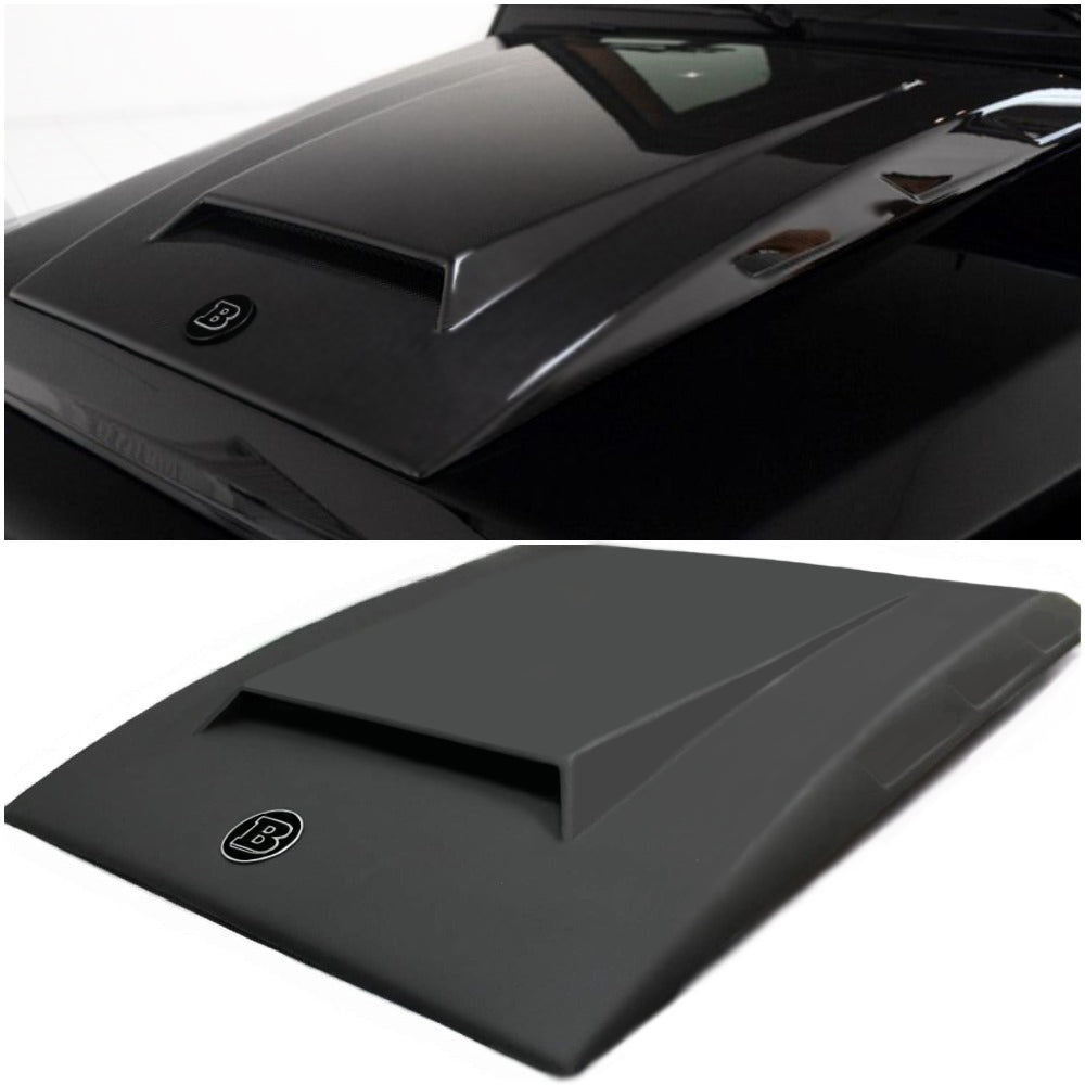 Brabus Hood Scoop Fiberglass Cover Trim with Badge for Mercedes W463 G Wagon