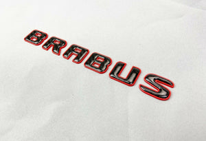 Brabus ROCKET style emblem logo red metallic with carbon for Mercedes-Benz W463 W463A W464 G-Class