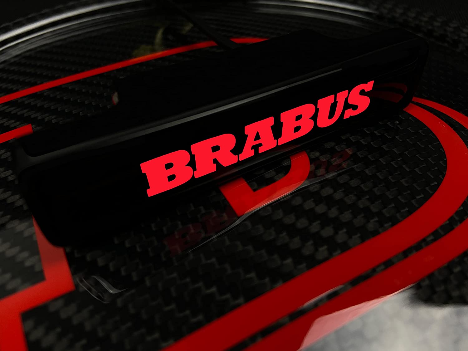 Brabus style Front Grille Red LED Illuminated Logo Badge Emblem for Mercedes Benz G-Wagon G-Class W463 W463A W464