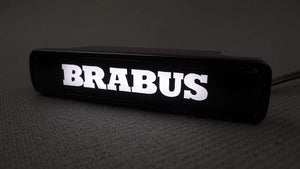 Brabus style Front Grille White LED Illuminated Logo Badge Emblem for Mercedes Benz G-Wagon G-Class W463 W463A W464