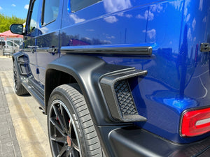 Brabus Widestar Style Karbonfaser-Bodykit-Einsätze mit Front- und Heckdiffusoren, 10 Stück, für Mercedes-Benz G-Wagon G-Klasse W463A W464 G63 G500