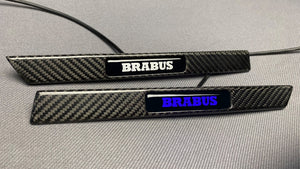Carbon Fender Insert LED Emblem Brabus Style Badge for Mercedes G Wagon W463A