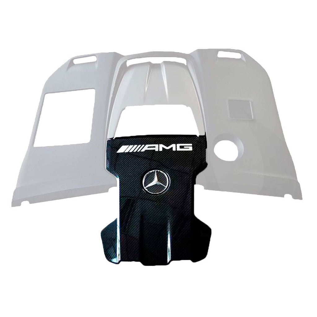 Pieza central de cubierta de motor AMG de fibra de carbono para AMG Mercedes-Benz W463A W464 G-Wagon Clase G G63