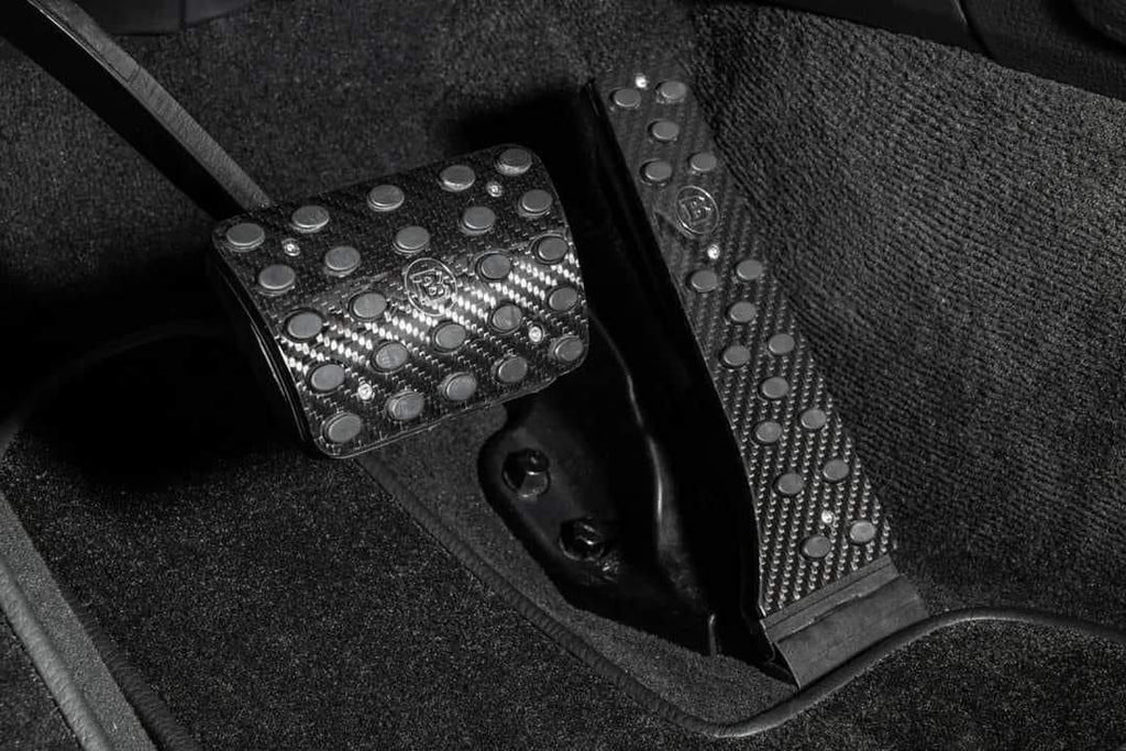 Carbon Fiber BRABUS pedals kit for Mercedes-Benz W463A W464 G-Class G-Wagon
