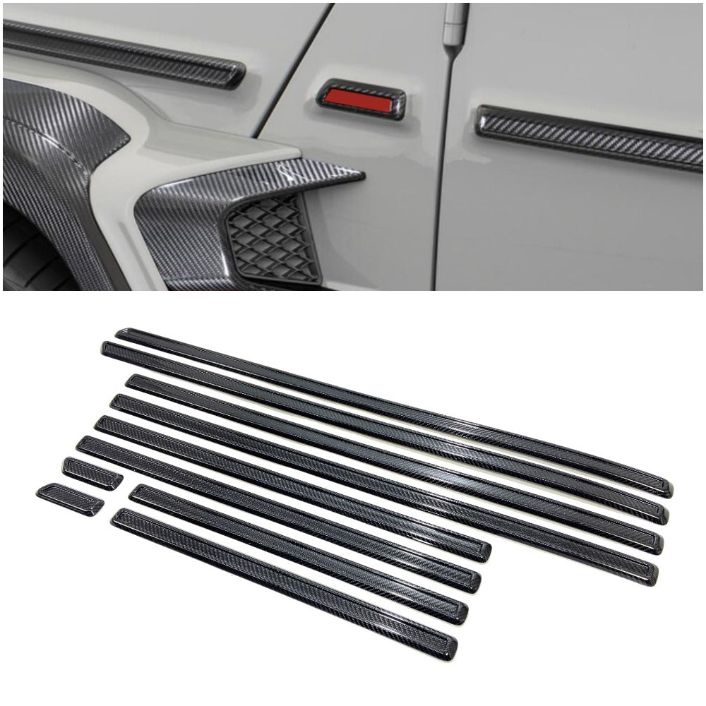 Carbon fiber Brabus side mouldings trim Rocket G900 for Mercedes-Benz W463a W464