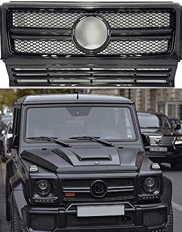 Carbon Fiber Front Grille Frame Set for Mercedes-Benz G-Wagon G-Class W463 G63 G55 G500