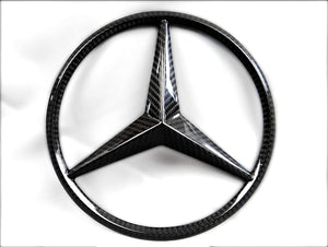 Carbon fiber front grille star style badge logo emblem for Mercedes-Benz W463 G-Class G-Wagon