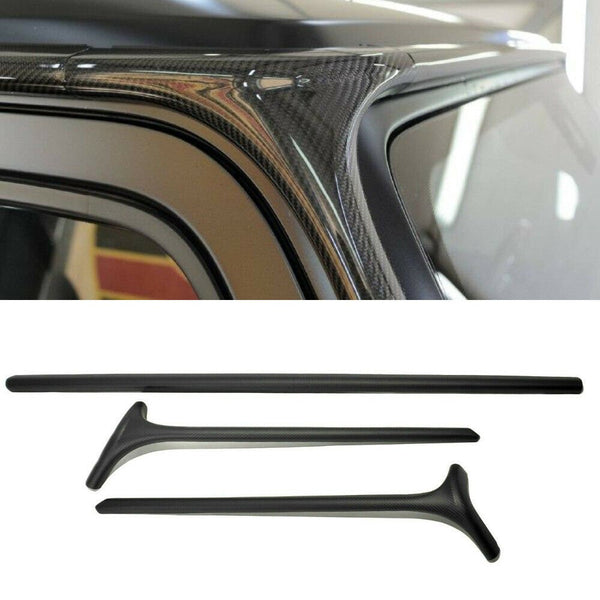 Carbon fiber front window frame Covers (A pillar) for Mercedes-Benz G-Class W463A W464 3 pcs Set