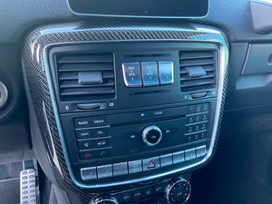 Carbon fiber interior dashboard panels trim replacement for Mercedes-Benz W463