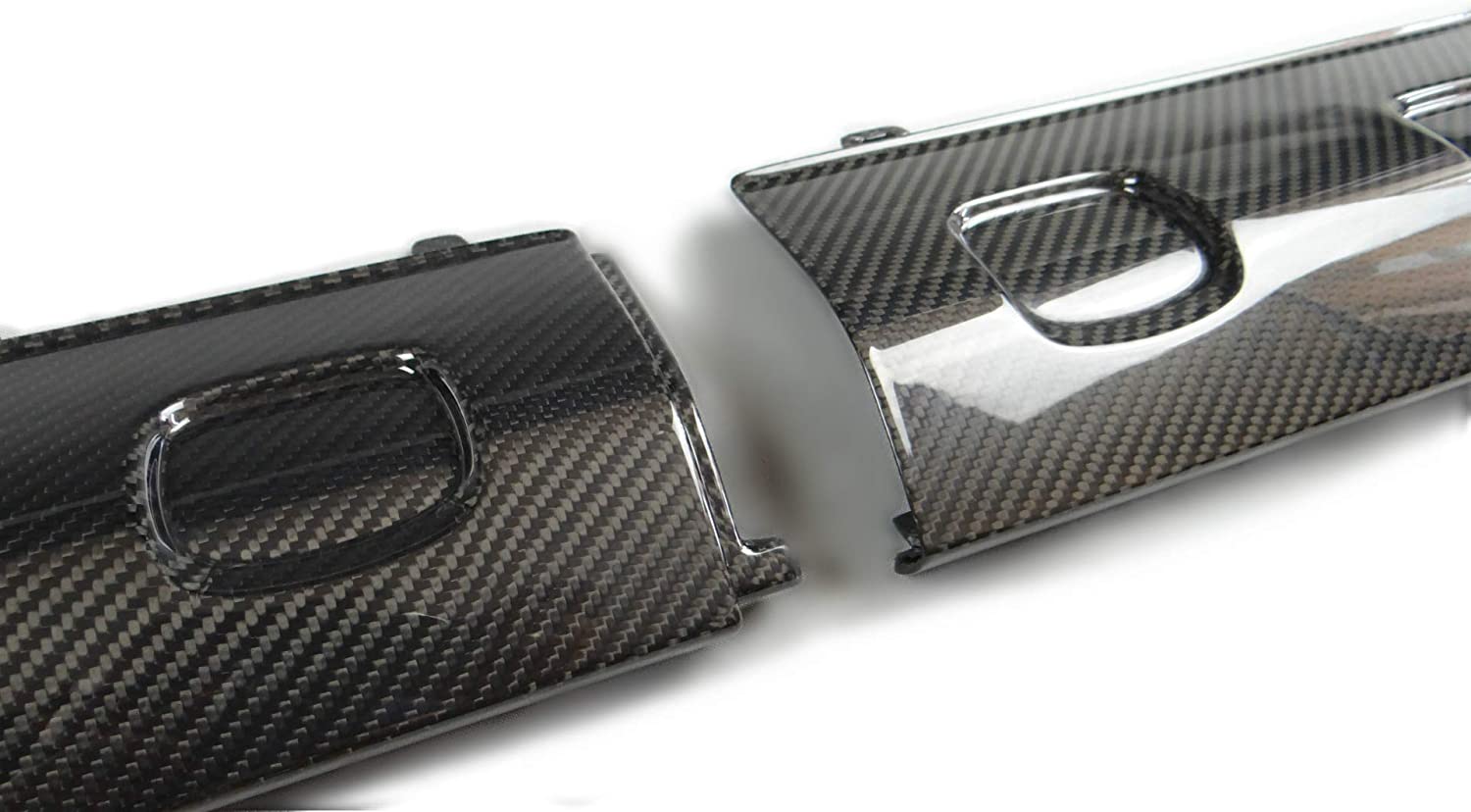 Carbon Front Lip Spoiler Diffuser 2 pcs for Mercedes-Benz W463A with front AMG bumper