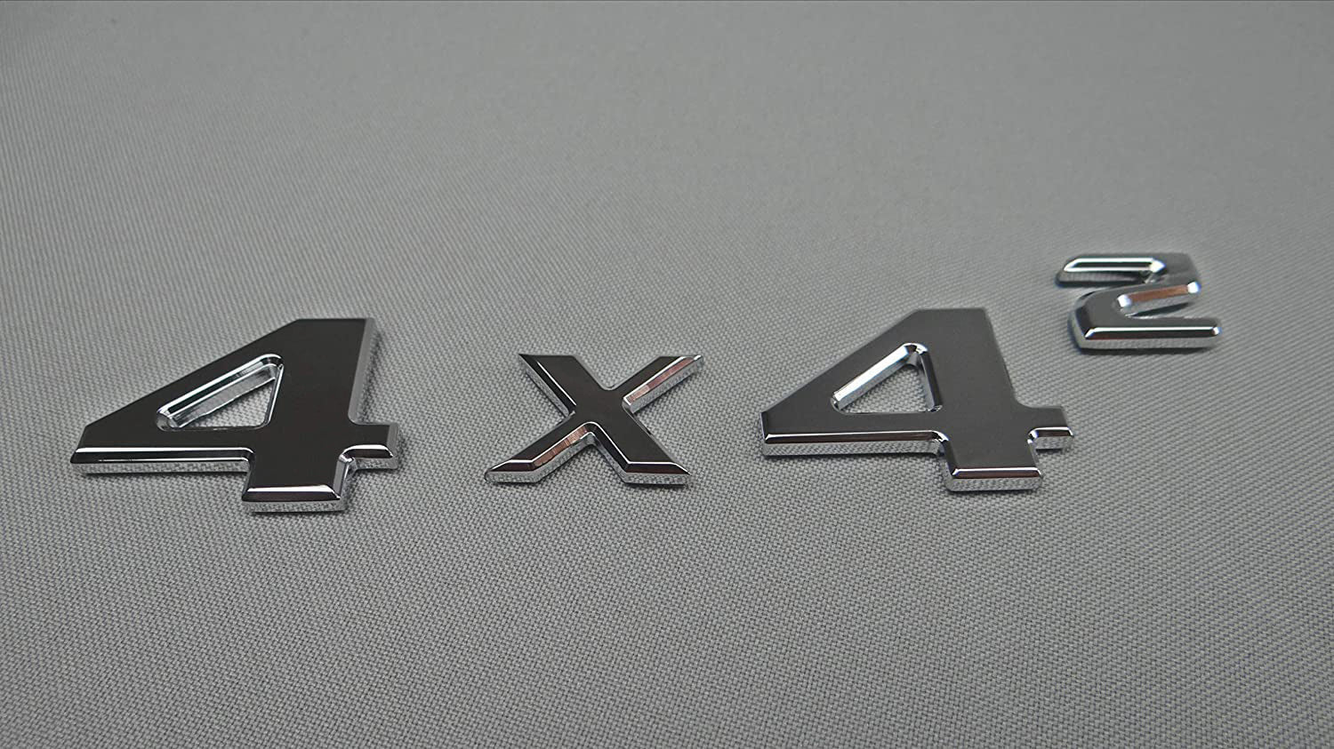 Chrome 4x4 Squared Badge Trunk Emblem for Mercedes G Wagon W463 4x4