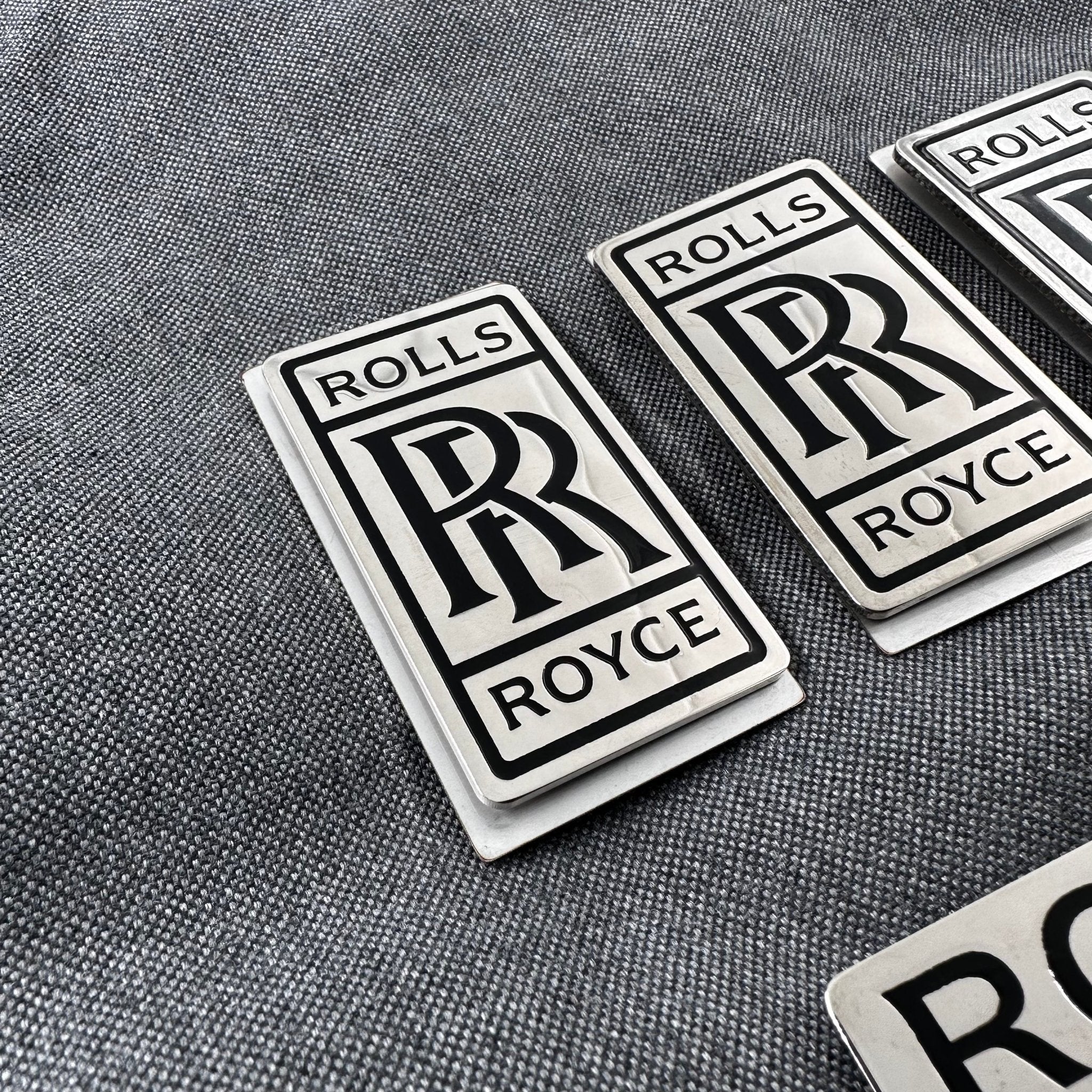Alfombrillas Emblemas Insignia Logo 5 piezas set para Rolls Royce