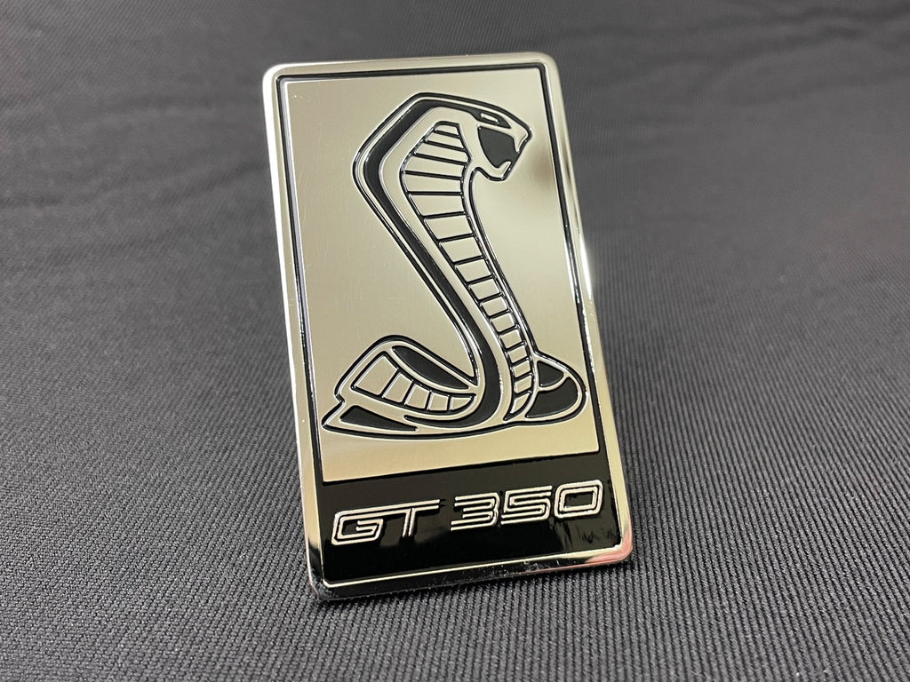 Ford Mustang Cobra GT350 style Front Grille Badge Metal Emblem