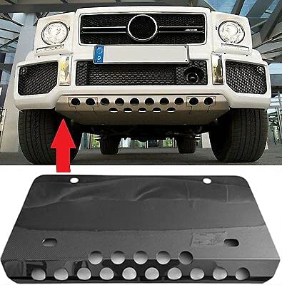 Front Bumper Skid Plate Engine Guard Carbon Solid for Mercedes-Benz G-Wagon W463 G63 G55