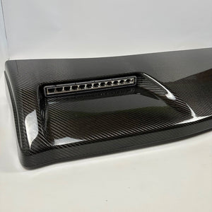 Front roof carbon spoiler 4x4 with LEDs for Mercedes W463A W464