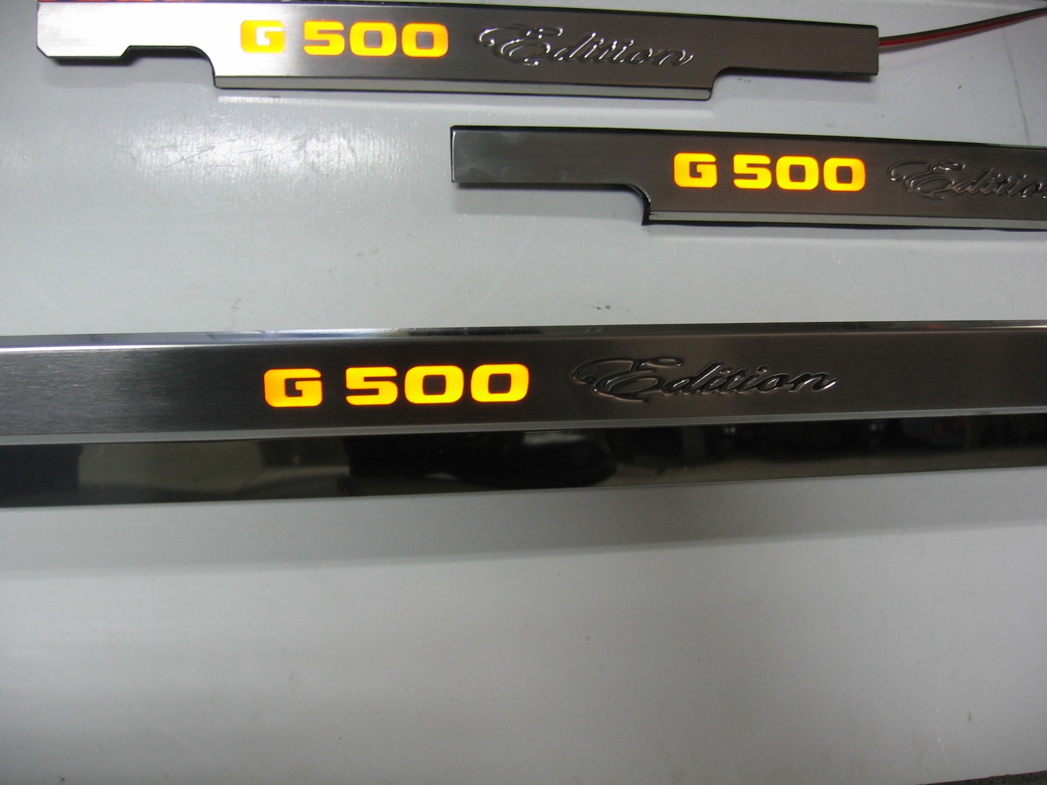 G500 LED Illuminated Door Sills 4 or 5 pcs for Mercedes-Benz G-Class W463