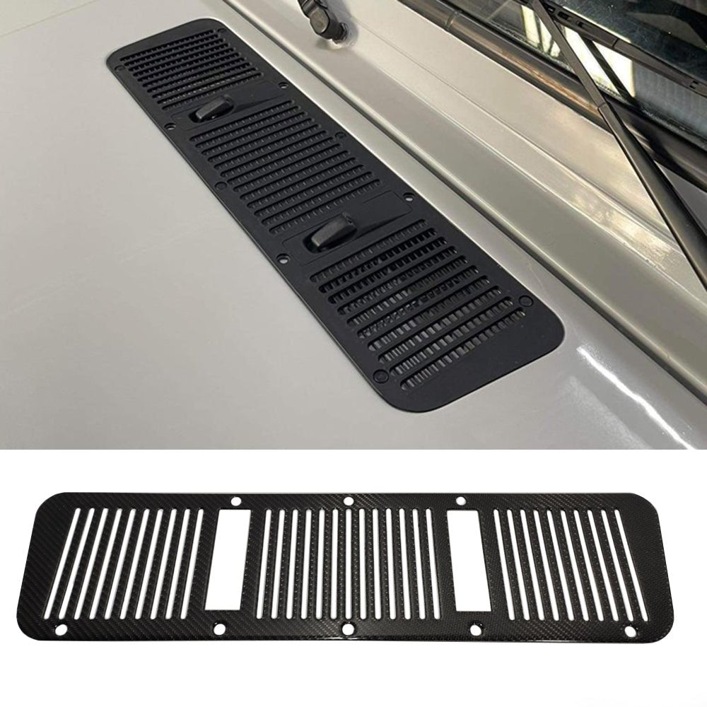 Hood Bonnet Carbon front window Washer Cover Trim till 2008 for Mercedes W463 G Wagon