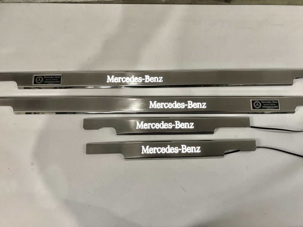 Umbrales de puerta con iluminación LED 4 o 5 piezas para Mercedes-Benz Clase G W463